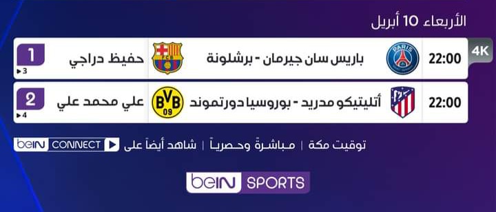 UEFA CL : sur quelles chaines suivre les matches du mercredi 10 avril ?