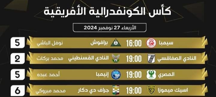CAF Cup : CSS-CS Constantine, sur quelles chaines suivre le match ce mercredi ?
