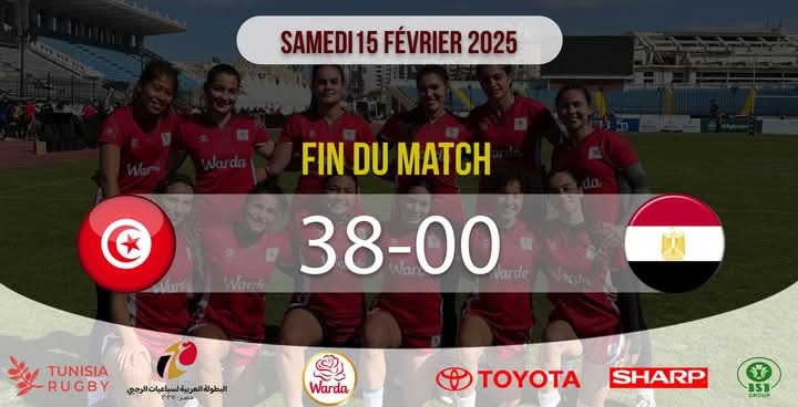 Championnat arabe féminin de rugby à 7 : quatrième titre arabe consécutif tunisien (vidéo)